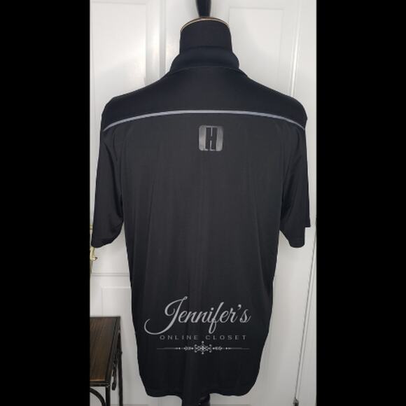 3/$30 On Tour Men's Black Lightweight Golf Polo - Picture 5 of 8